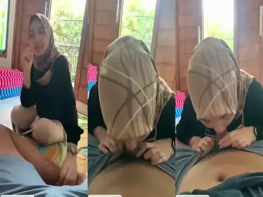 Ukhti Hijab Cantik Pasrah Servis Kasur
